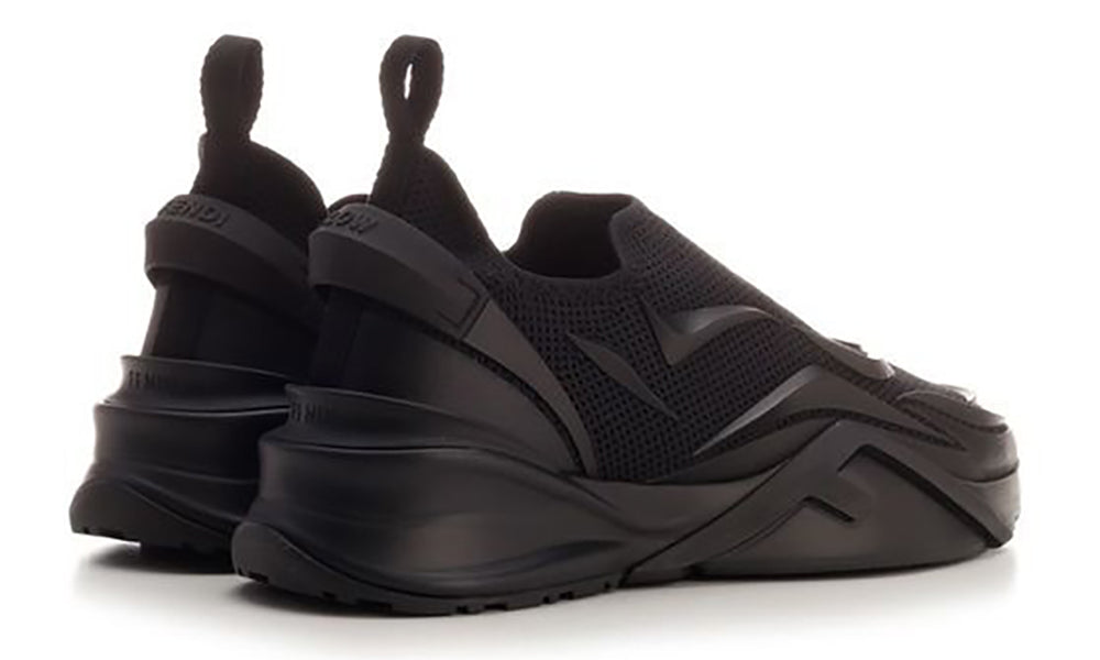 Fendi Flow - Black Mesh Running Sneakers