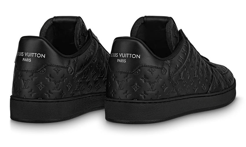 Louis Vuitton "Rivoli" Black Sneakers - GO BOST