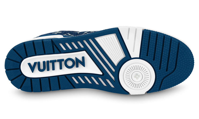 Louis Vuitton Trainer Sneaker "Blue" #1A9JGV - GO BOST
