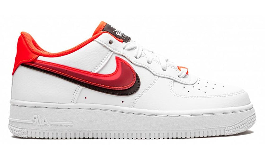 Nike Air Force 1 LV8 Double Swoosh Red Black (GS) - GO BOST
